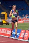 Katie Brough during the 5000 metres at the Sainsbury's British Championships, Birmingham.